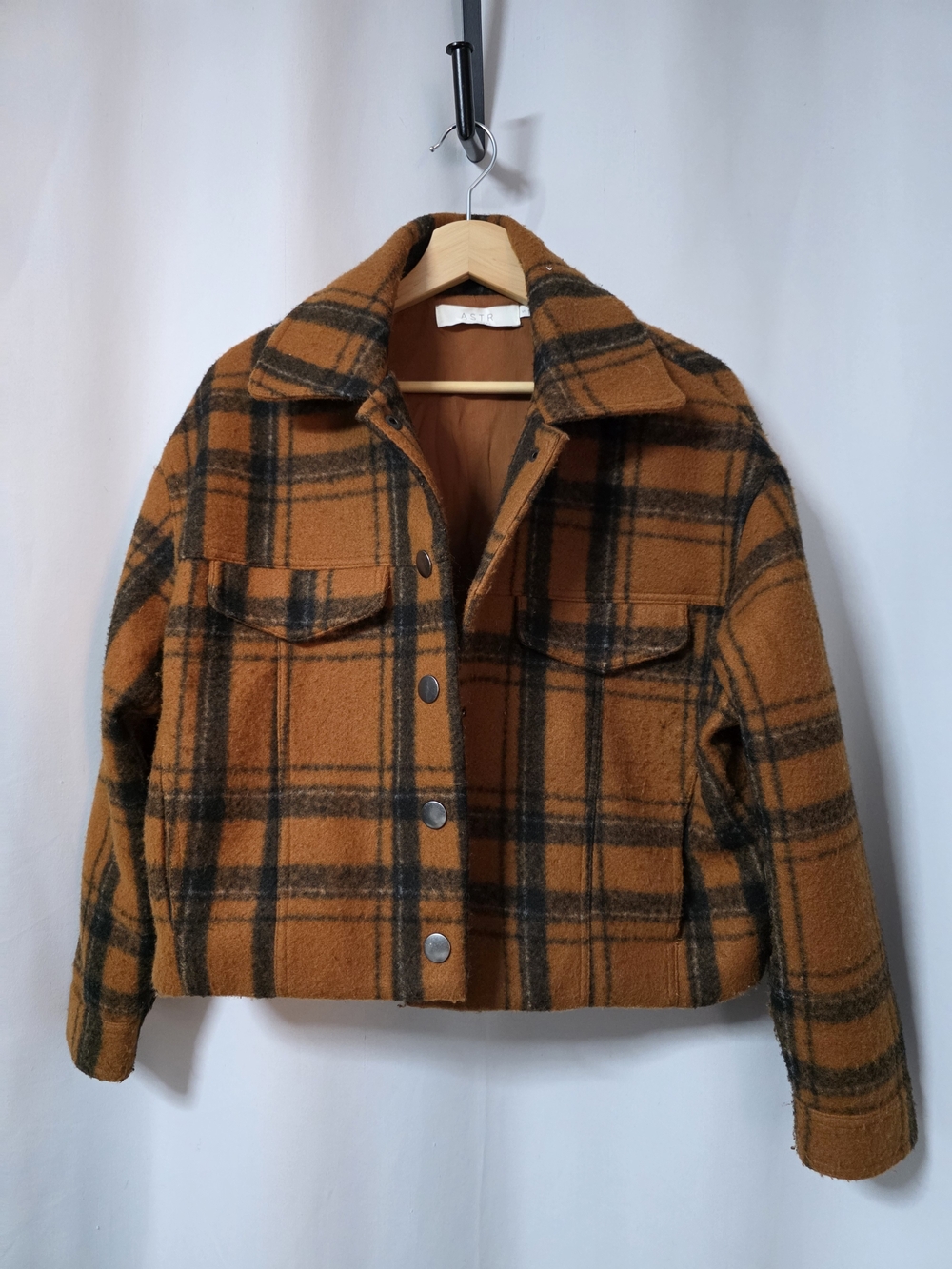 The ASTR The Label Dakota (or Jesse) Plaid Jacket  Msrp$160